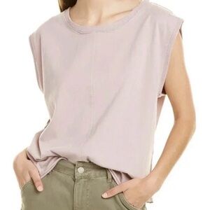 Free People Kasee Muscle Tee Sleeveless Tank Top Daytime Fireworks Sz XS